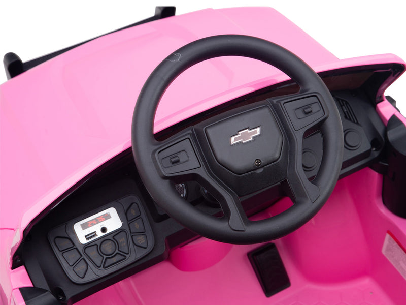 Chevy Silverado Monster Pickup Truck Ride On Toy Truck For Children W/Magic Cars® Wireless Parental Control