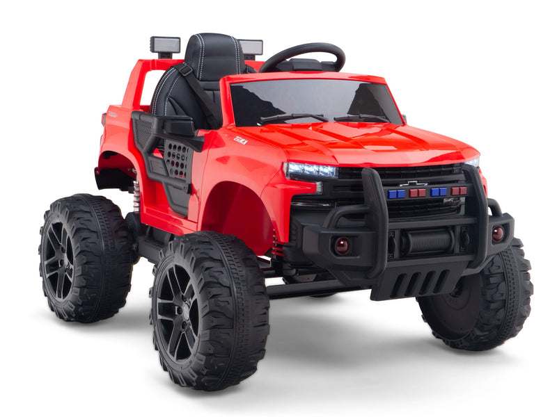 Chevy Silverado Monster Pickup Truck Ride On Toy Truck For Children W/Magic Cars® Wireless Parental Control