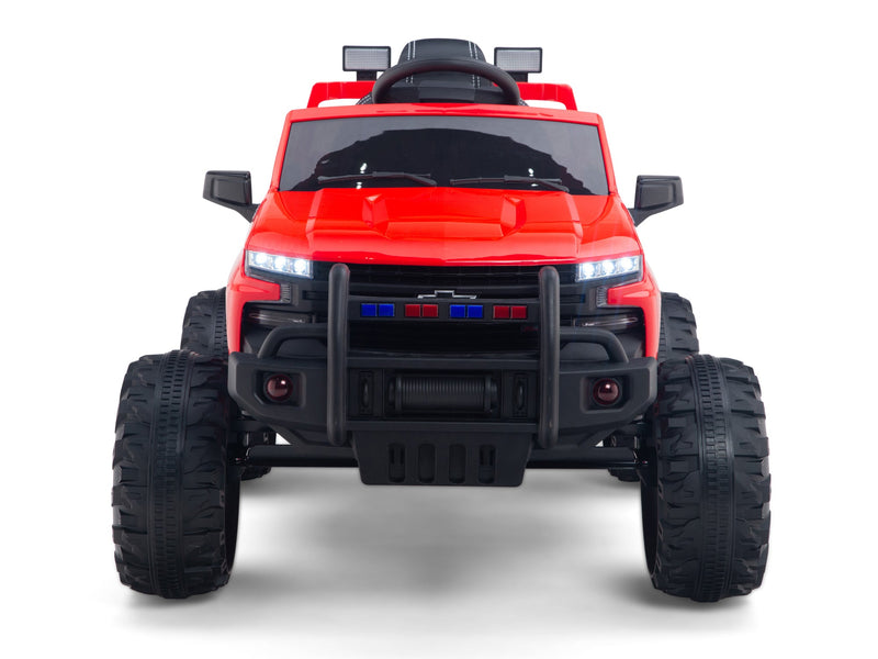Chevy Silverado Monster Pickup Truck Ride On Toy Truck For Children W/Magic Cars® Wireless Parental Control