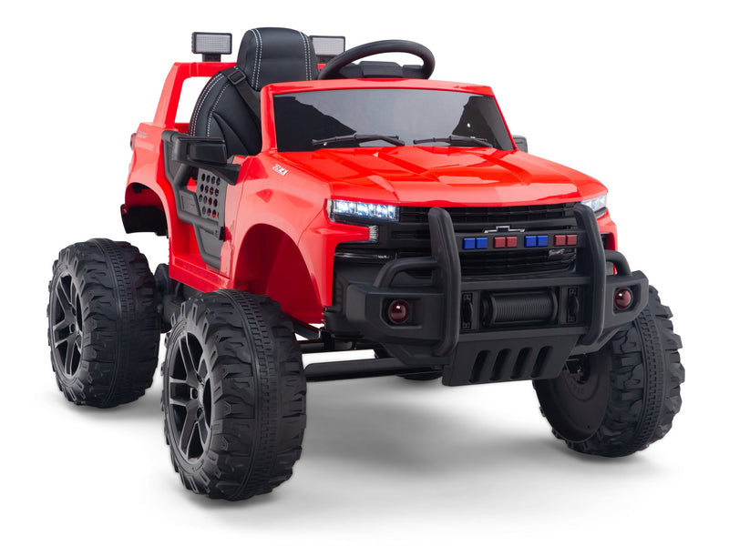 Chevy Silverado Monster Pickup Truck Ride On Toy Truck For Children W/Magic Cars® Wireless Parental Control