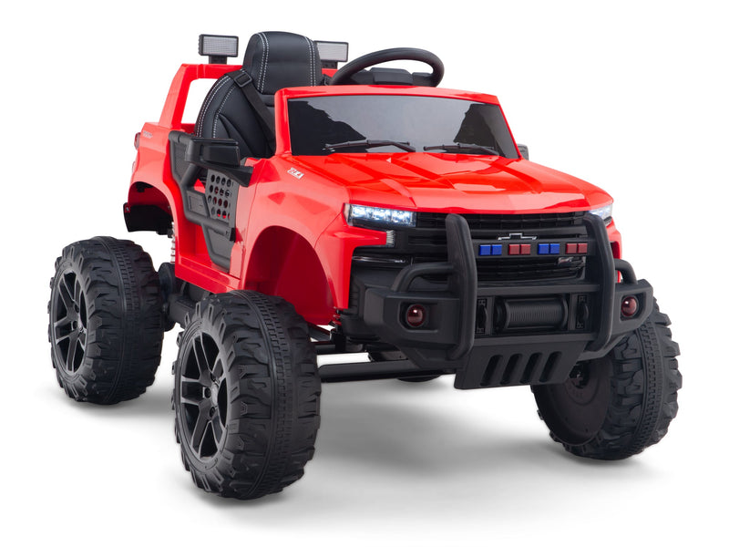 Chevy Silverado Monster Pickup Truck Ride On Toy Truck For Children W/Magic Cars® Wireless Parental Control
