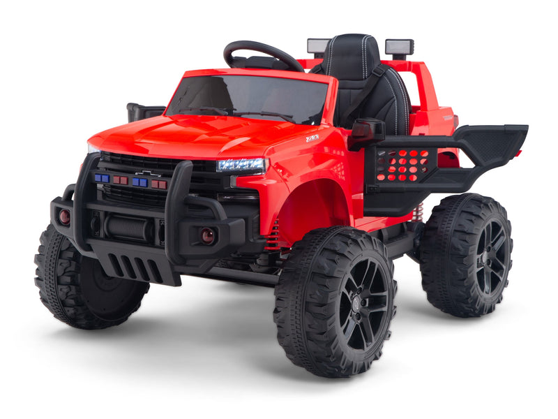 Chevy Silverado Monster Pickup Truck Ride On Toy Truck For Children W/Magic Cars® Wireless Parental Control