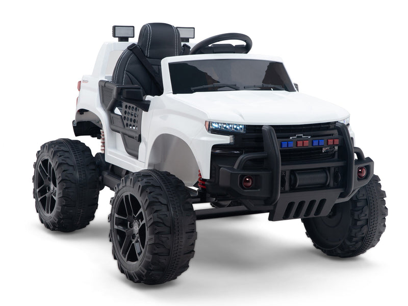 Chevy Silverado Monster Pickup Truck Ride On Toy Truck For Children W/Magic Cars® Wireless Parental Control