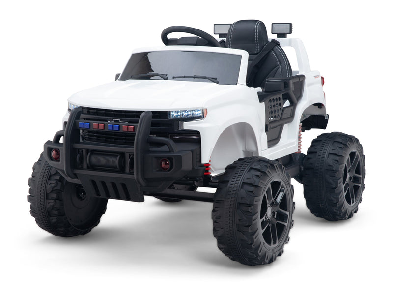 Chevy Silverado Monster Pickup Truck Ride On Toy Truck For Children W/Magic Cars® Wireless Parental Control