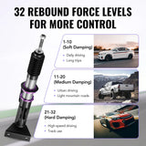 Coilover Shock Absorbers Struts 32-Way for 2001-2007 Mercedes-Benz C-Class RWD Hyper-Street II