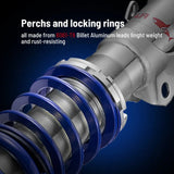 Coilover Shock Absorbers Struts 4PCS for 1985-1992 VW Golf MK2| 1991-2000 Golf Mk3 | 1988-1995 Volkswagen Corrado Flashark