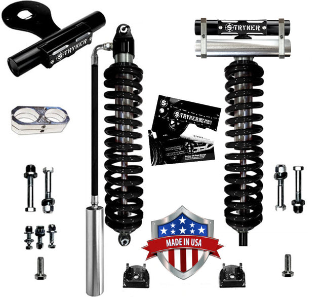 F250 F350 FRONT Reservoir Coilover Conversion Kit for 2005-2016 Ford Super Duty Stryker Off Road Design