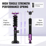 Coilovers Suspension Kit for 2008-2014 Mercedes-Benz C-Class W204 C300 C250 Flashark