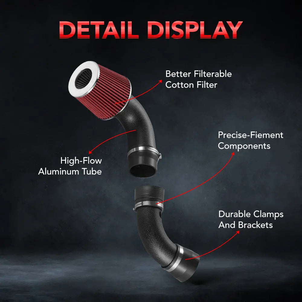 Cold Air Intake For 1996-2005 Chevrolet S10/Blazer, GMC Jimmy/Sonoma, Oldsmobile Bravada, Isuzu Hombre 4.3L V6