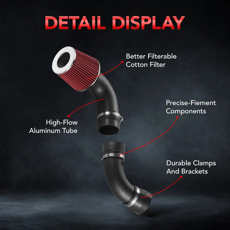 Cold Air Intake For 1996-2005 Chevrolet S10/Blazer, GMC Jimmy/Sonoma, Oldsmobile Bravada, Isuzu Hombre 4.3L V6