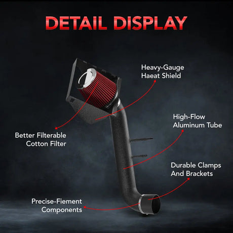 Cold Air Intake For 2015-2018 Ford F-150 5.0L V8 Flashark