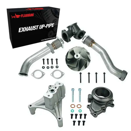 1999.5-2003 Ford 7.3 Powerstroke Diesel All-In-One Kit Exhaust Manifold/Up-Pipe Exhaust/Cold Air Intake Kit