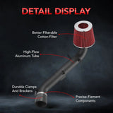 Cold Air Intake Kit for 2000-2005 Honda S2000 Base Convertible 2-Door 2.0L/2.2L DOHC Naturally Aspirated Flashark