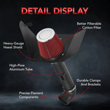 Cold Air Intake Kit for 2012-2015 Camaro 3.6L V6 Flashark