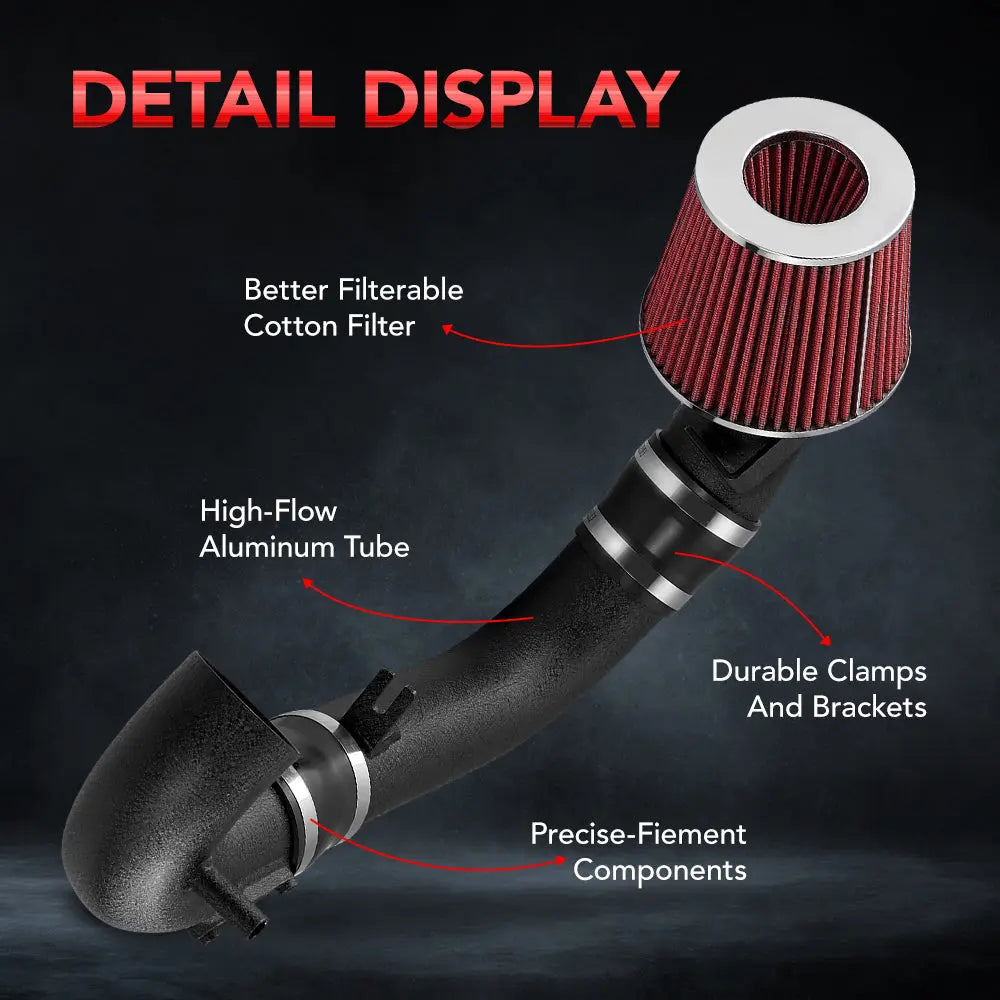 Cold Air Intake Kit for 2012-2015 Honda Civic Si with 2.4L 4-Cylinder