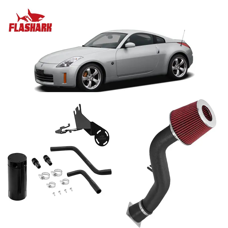 Oil Catch Can for 2003-2006 Nissan 350Z 2004-2007 Infiniti G35 VQ35DE PCV Side Flashark