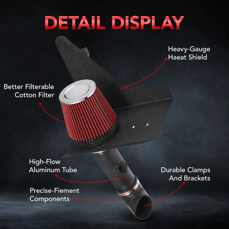 Cold Air Intake for 2010-2011 Camaro 3.6L V6 Flashark