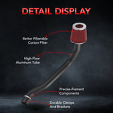 Cold Air Intake Kit for 1990-2003 Acura Integra GS/RS/LS/GS-R  Hatchback/Sedan 1.7L 1.8L Flashark