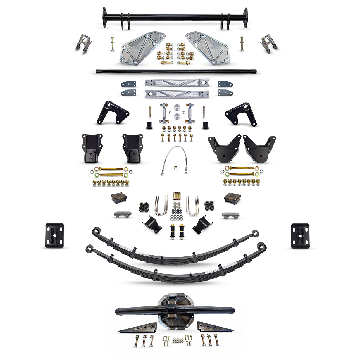 Desolate Motorsports Complete Rear Suspension Kit - 1980-1996 Ford Bronco Desolate Motorsports
