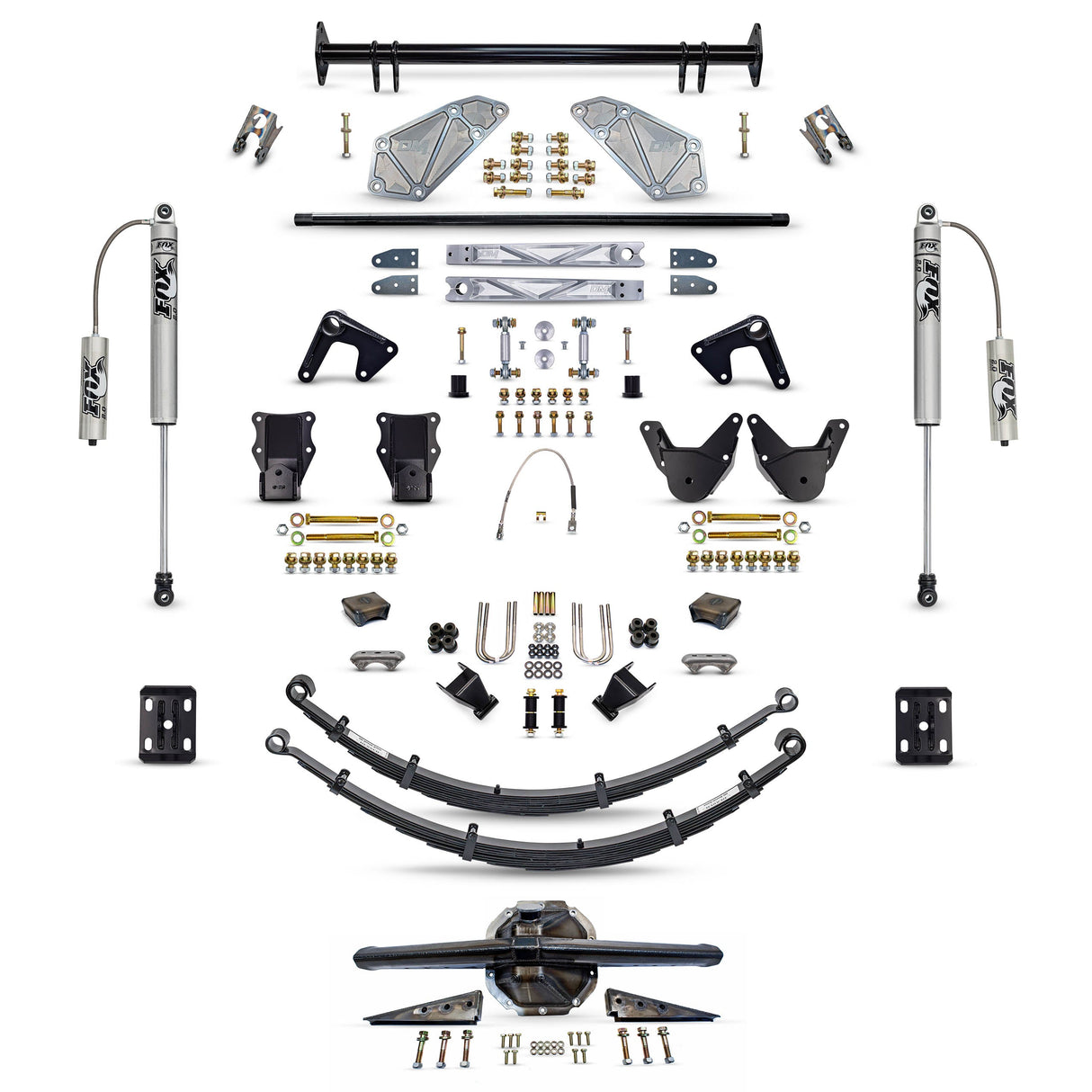 Desolate Motorsports Complete Rear Suspension Kit - 1980-1996 Ford Bronco Desolate Motorsports
