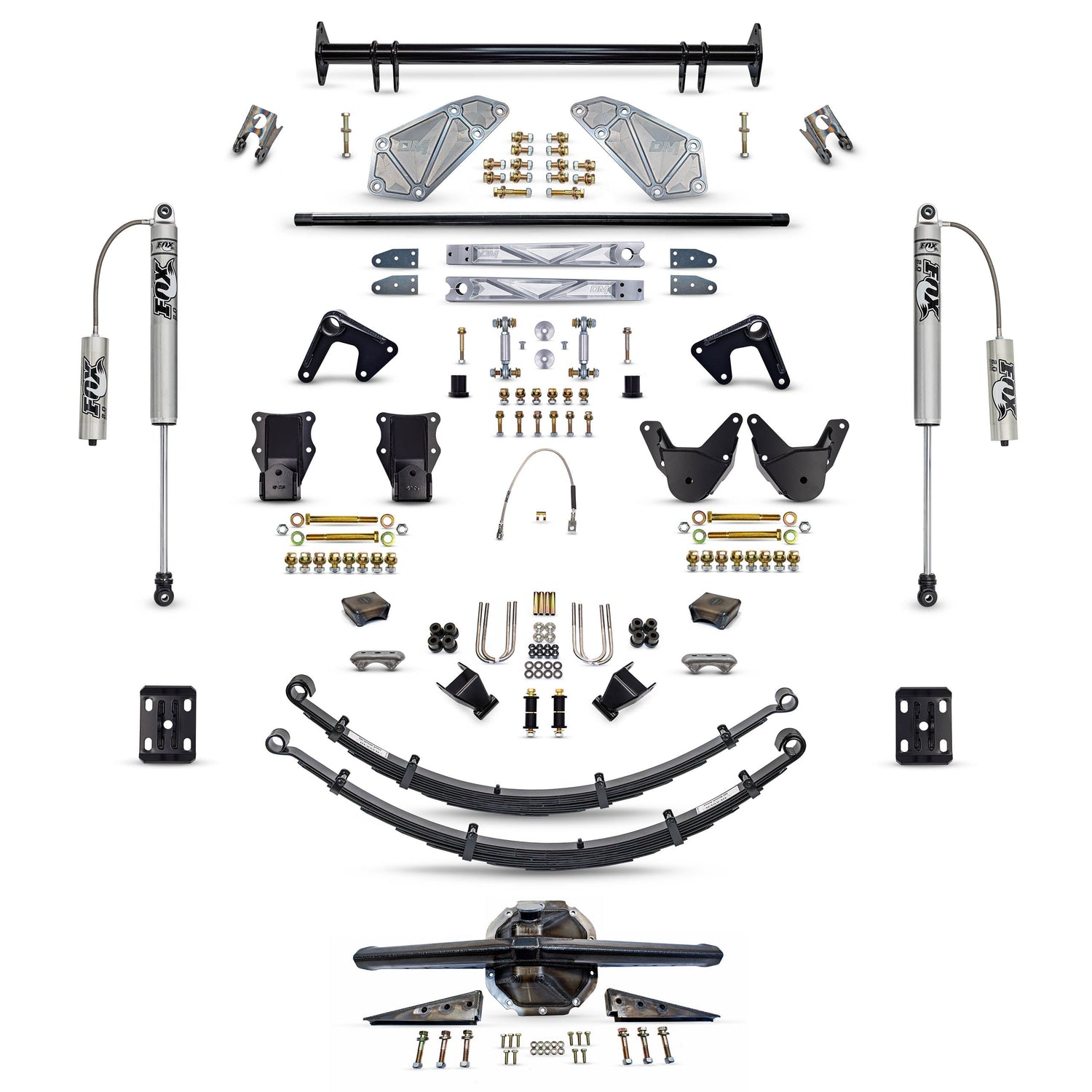 Desolate Motorsports Complete Rear Suspension Kit - 1980-1996 Ford Bronco Desolate Motorsports