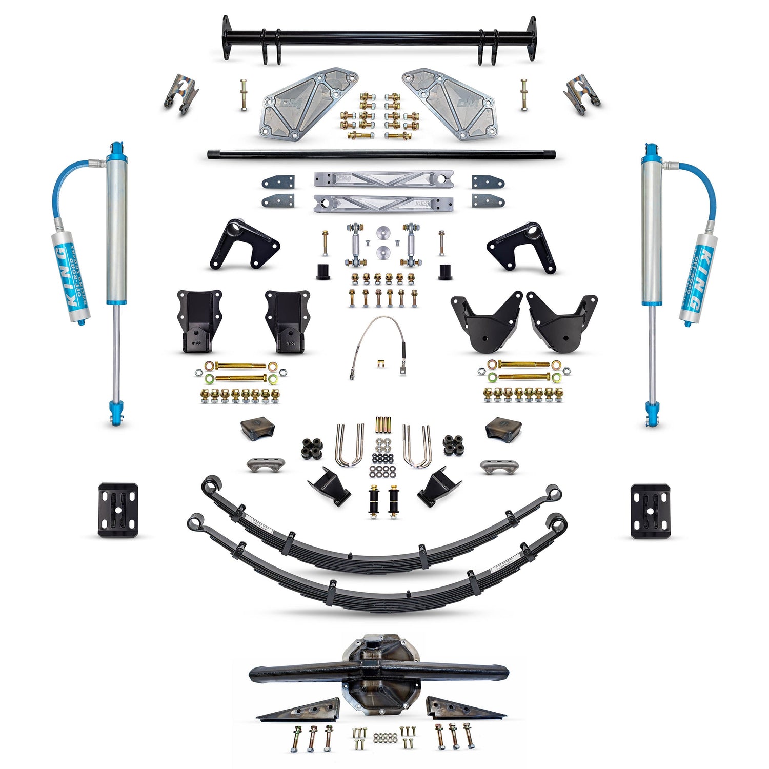 Desolate Motorsports Complete Rear Suspension Kit - 1980-1996 Ford Bronco Desolate Motorsports