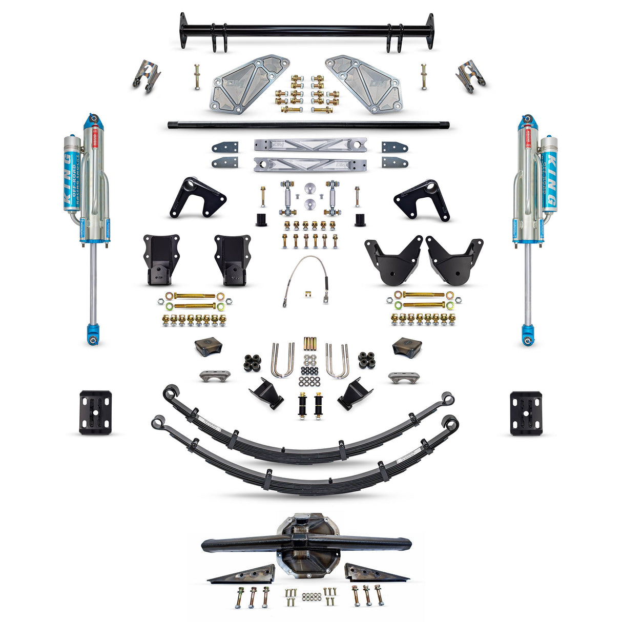 Desolate Motorsports Complete Rear Suspension Kit - 1980-1996 Ford Bronco Desolate Motorsports