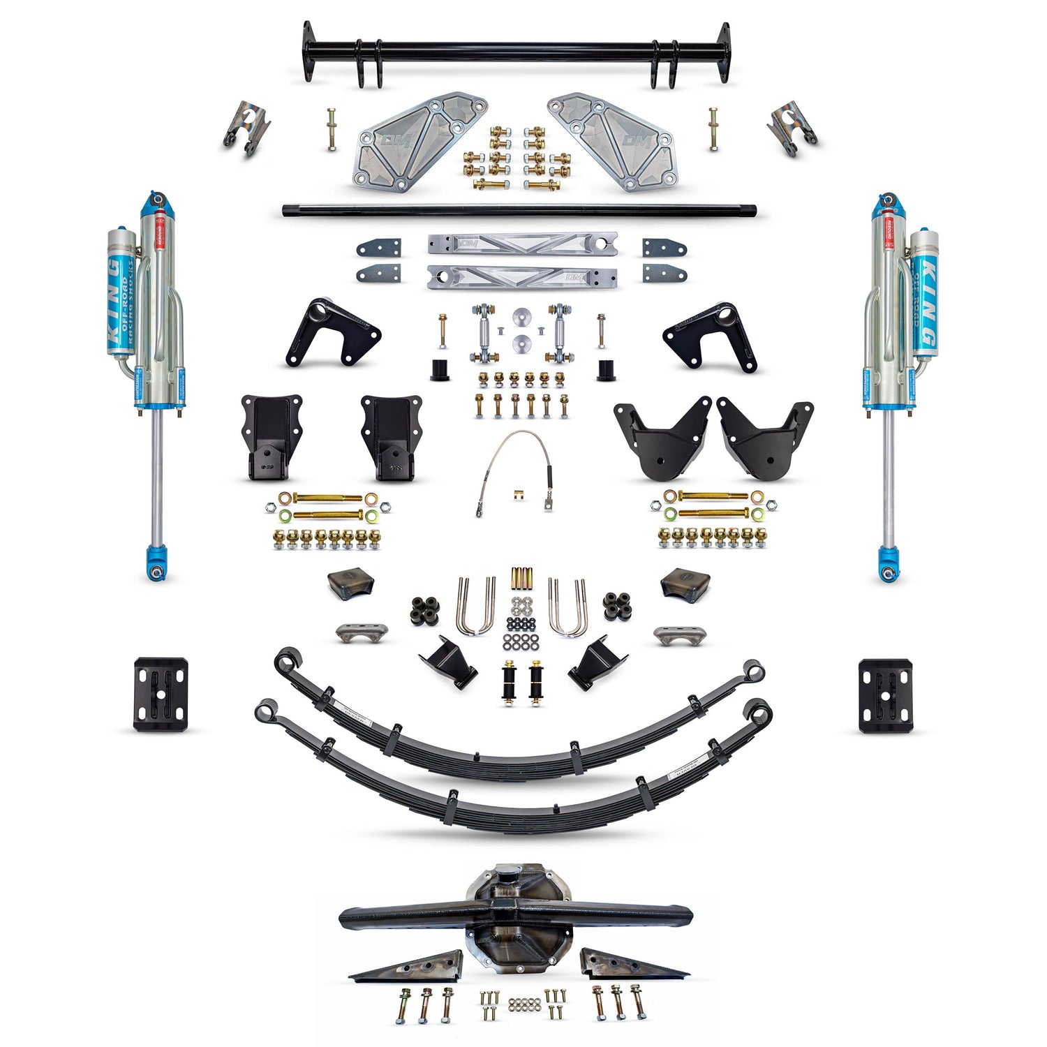 Desolate Motorsports Complete Rear Suspension Kit - 1980-1996 Ford Bronco Desolate Motorsports
