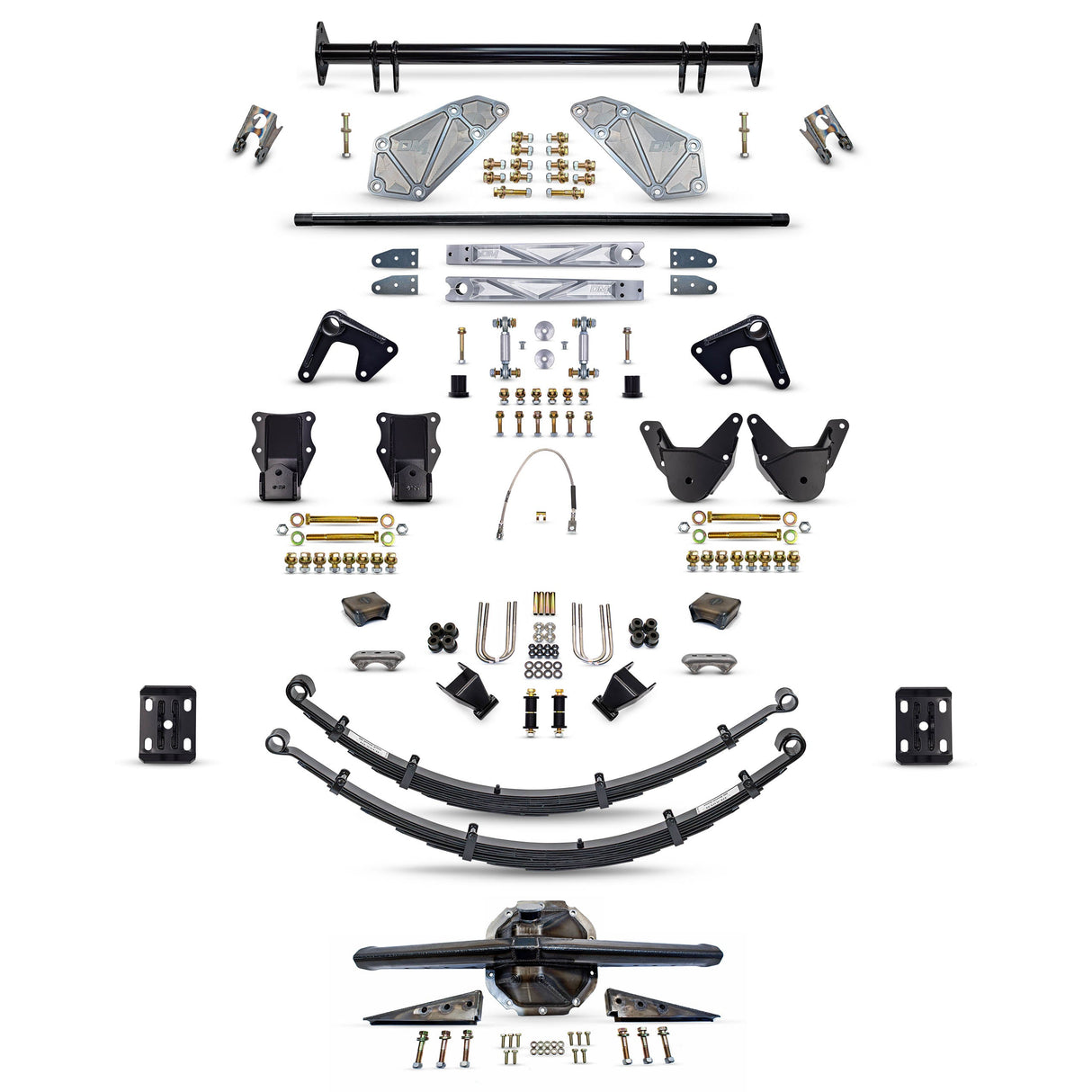 Desolate Motorsports Complete Rear Suspension Kit - 1980-1996 Ford Bronco Desolate Motorsports