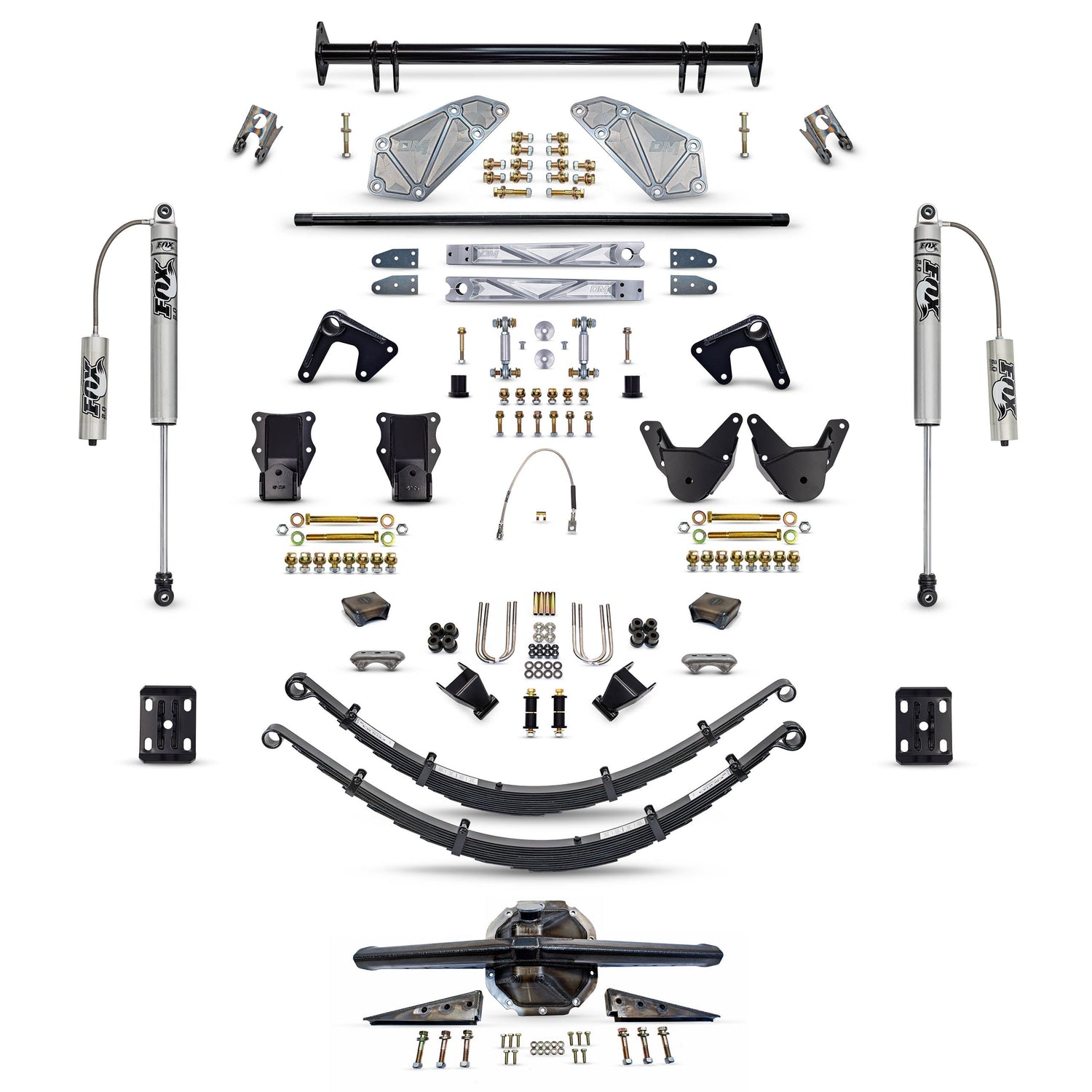 Desolate Motorsports Complete Rear Suspension Kit - 1980-1996 Ford Bronco Desolate Motorsports