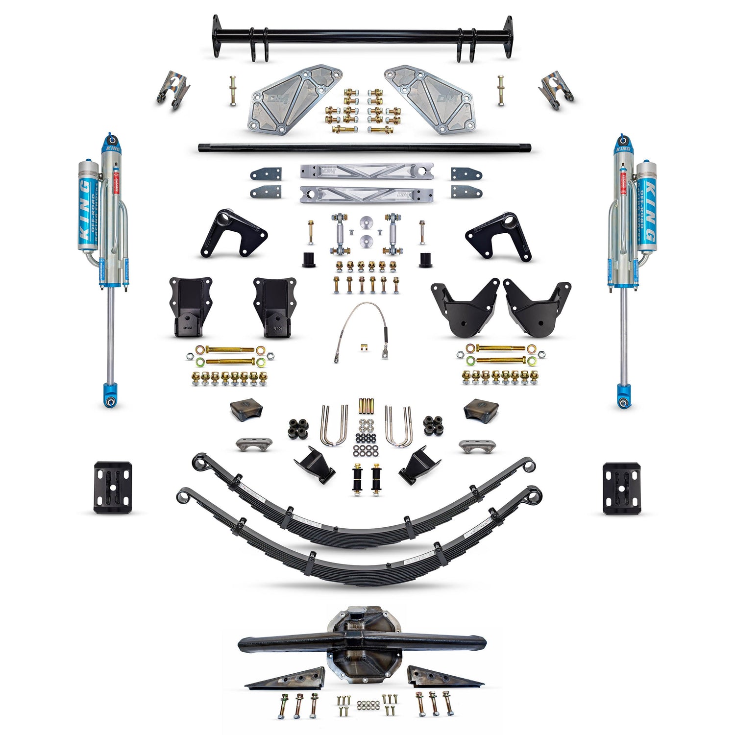 Desolate Motorsports Complete Rear Suspension Kit - 1980-1996 Ford Bronco Desolate Motorsports