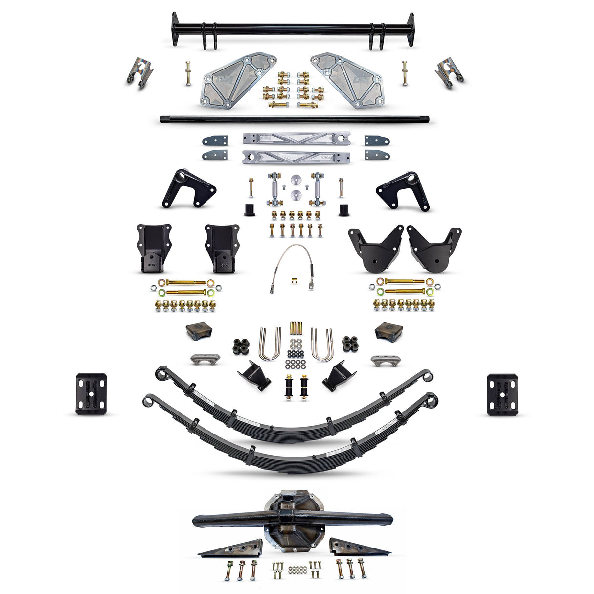 Desolate Motorsports Complete Rear Suspension Kit - 1980-1996 Ford Bronco Desolate Motorsports