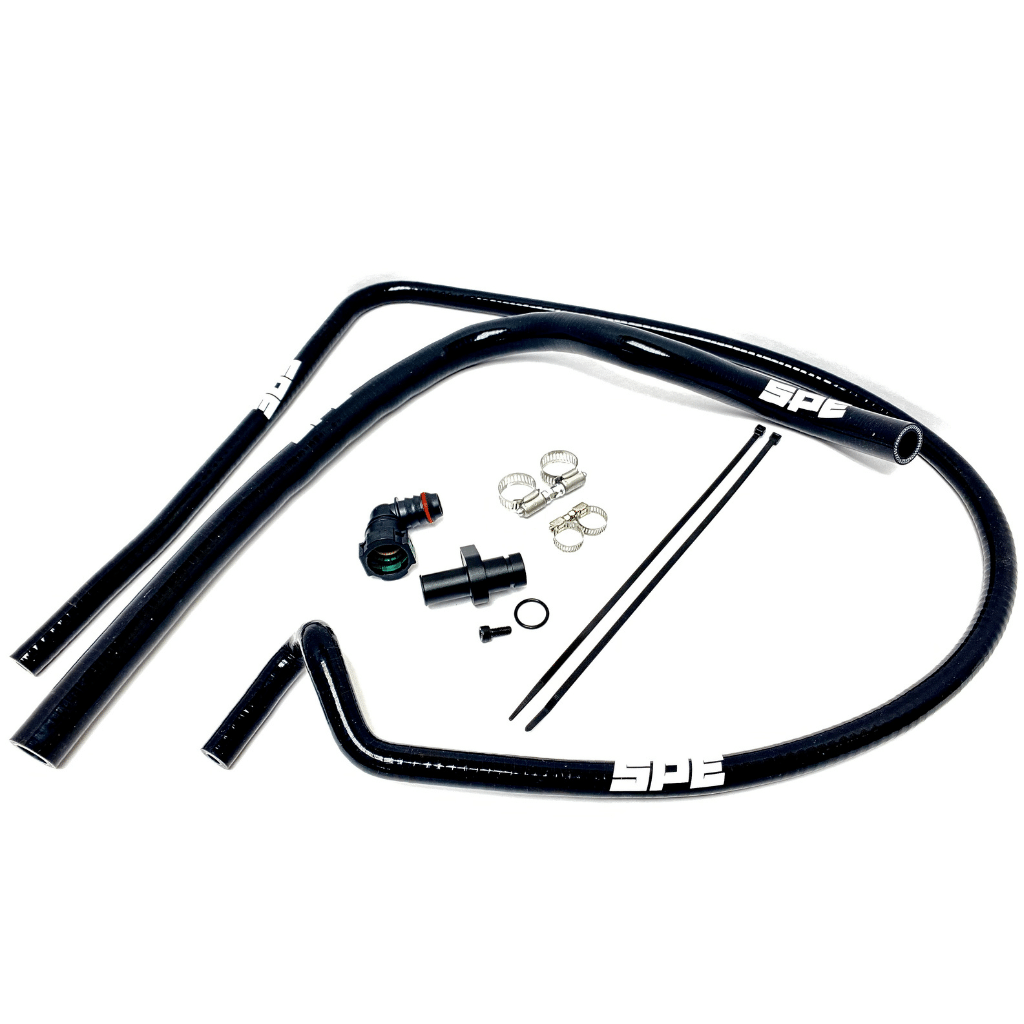 SPE Motorsport 2011-2026 6.7L Powerstroke Coolant Hose Reroute Kit