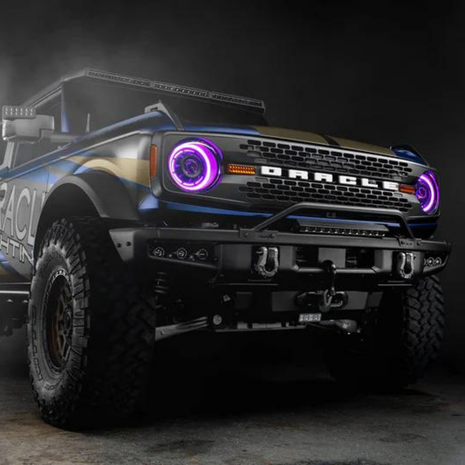 Oracle Lighting Oculus COLORSHIFT BI-LED Projector Headlights I '21- Current Ford Bronco