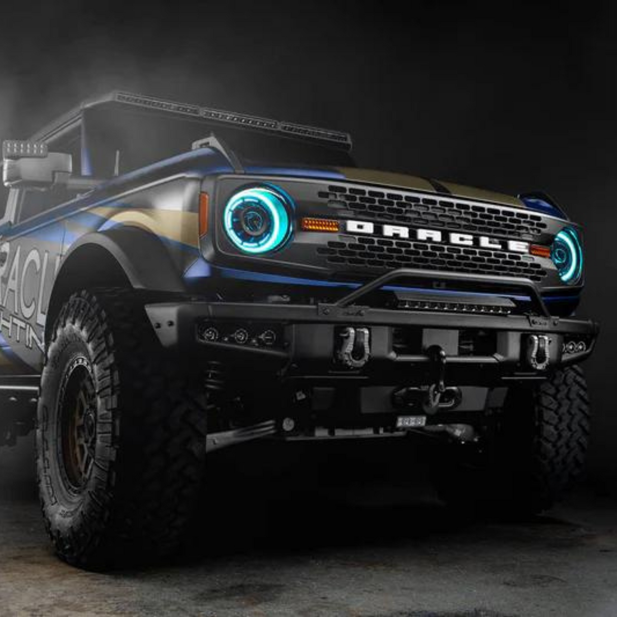 Oracle Lighting Oculus COLORSHIFT BI-LED Projector Headlights I '21- Current Ford Bronco