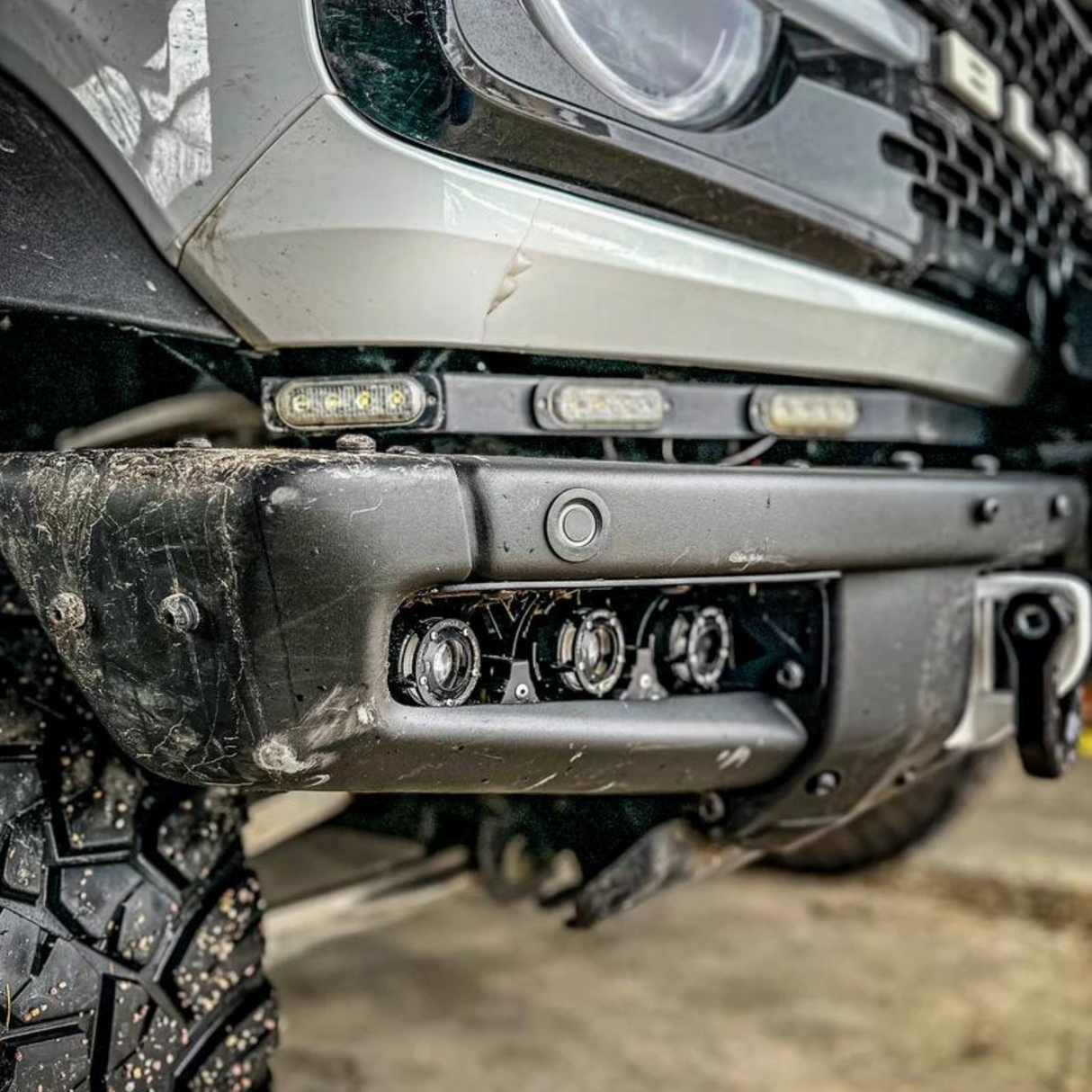Oracle Lighting Off Road Laser AUX Light + LED Fog Light Kit I '21- Current Ford Bronco