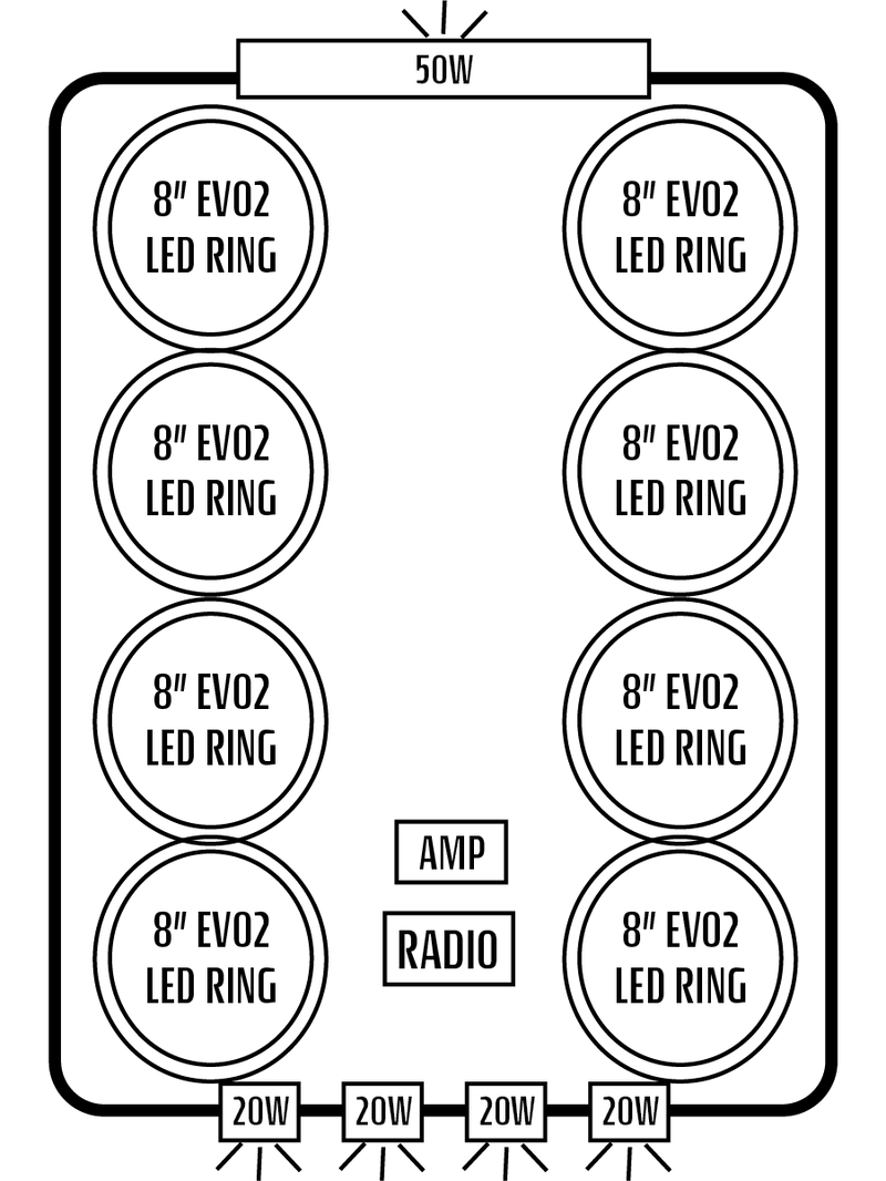 2013+ Polaris Ranger Crew XP 1000 / 900 Stereo Tops (4-Door)