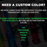 32 Pc 14x1.5 Spike Lug Nuts 4.5" Tall - Powder Coated - Various Colors