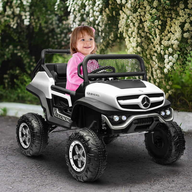 Mercedes-Benz Unimog 12V Kids Ride on Truck with Remote Control - Officially Licensed