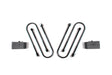 2" Block Kit - 4in U-bolts | Ram 3500 (13-18) 4WD Zone Offroad