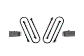 2" Block Kit - 4in U-bolts | Ram 3500 (13-18) 4WD Zone Offroad