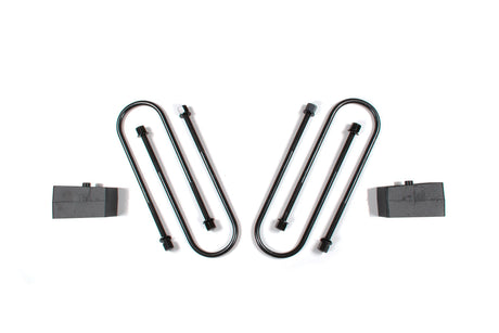 2" Block Kit - 4in U-bolts | Ram 3500 (13-18) 4WD Zone Offroad