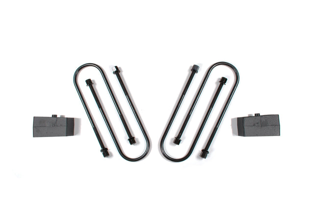 2" Block Kit - 4in U-bolts | Ram 3500 (13-18) 4WD Zone Offroad