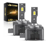 D1S D3S D8S LED Headlight Bulbs 70W 8600LM 6000K White | 2 Bulbs