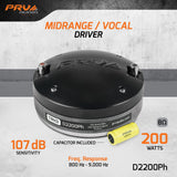 D2200Ph + WGP14-50X CHROME PRV Audio