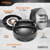PRV Audio D250Ti-S 1 in Exit High Frequency Compression Driver