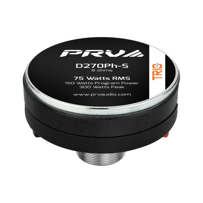 PRV Audio D270Ph-S 1in Exit Phenolic Compression Driver 75W RMS
