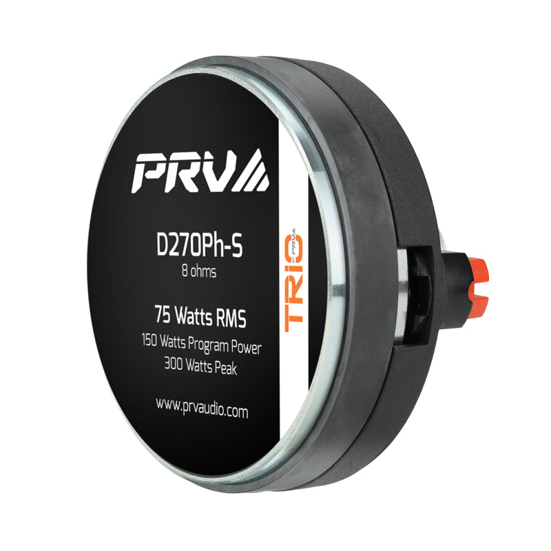 PRV Audio D270Ph-S 1in Exit Phenolic Compression Driver 75W RMS