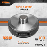 PRV Audio D290Py-S 1in Compression Driver Polyimide Diaphragm