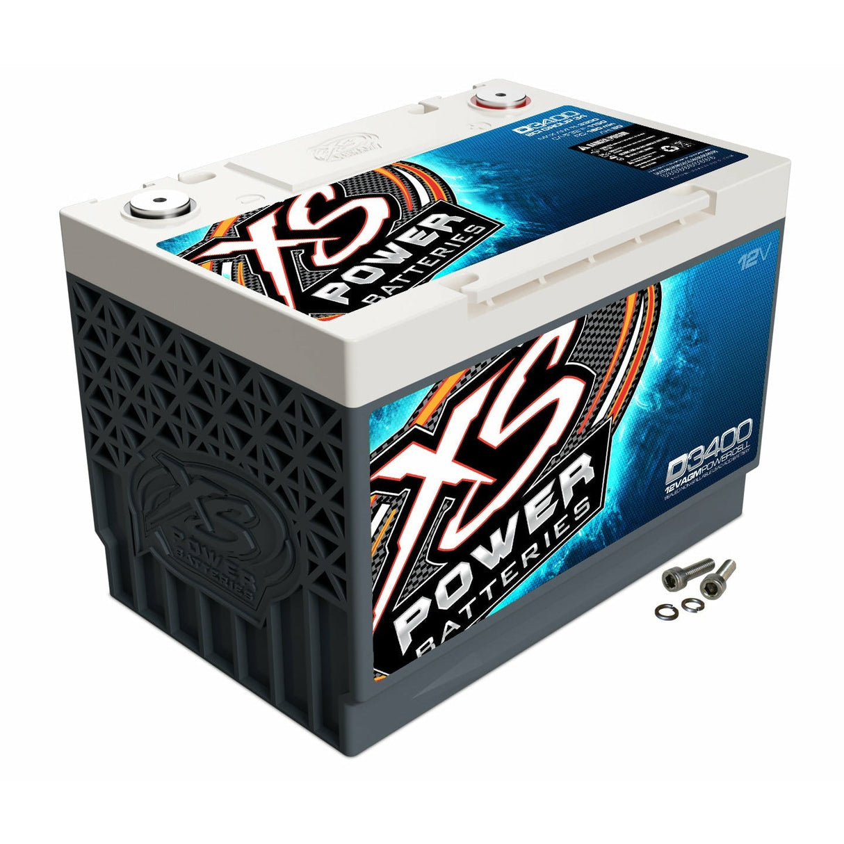 XS Power D3400 12V Group 34 AGM 3300 Amp Battery XS Power